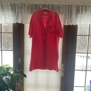 Secret Treasures Coral Pajama Top